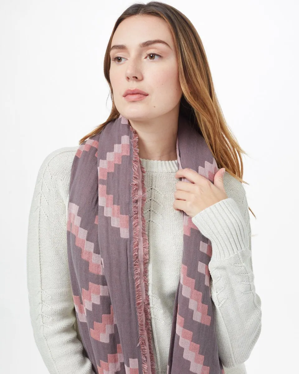 Organic Cotton Sumatra Blanket Scarf