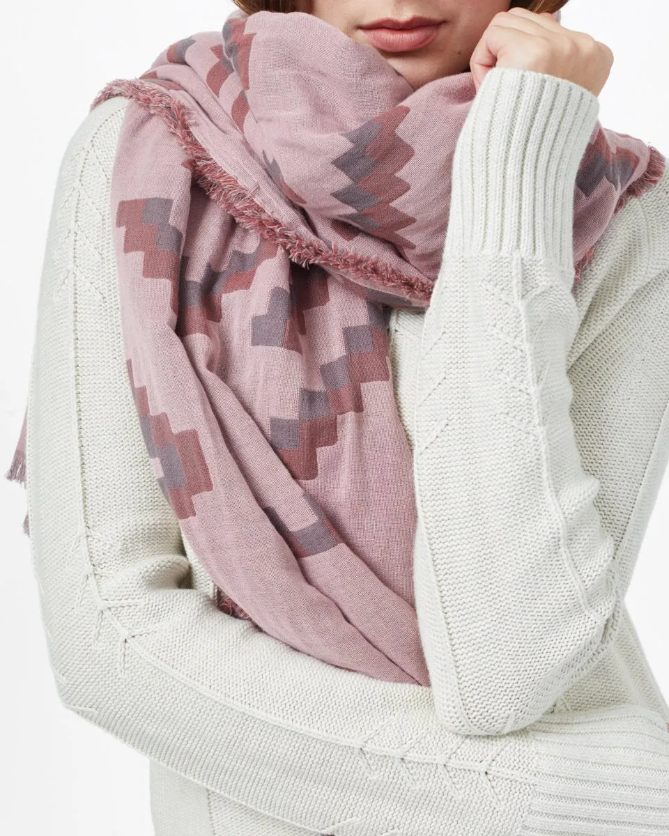 Organic Cotton Sumatra Blanket Scarf