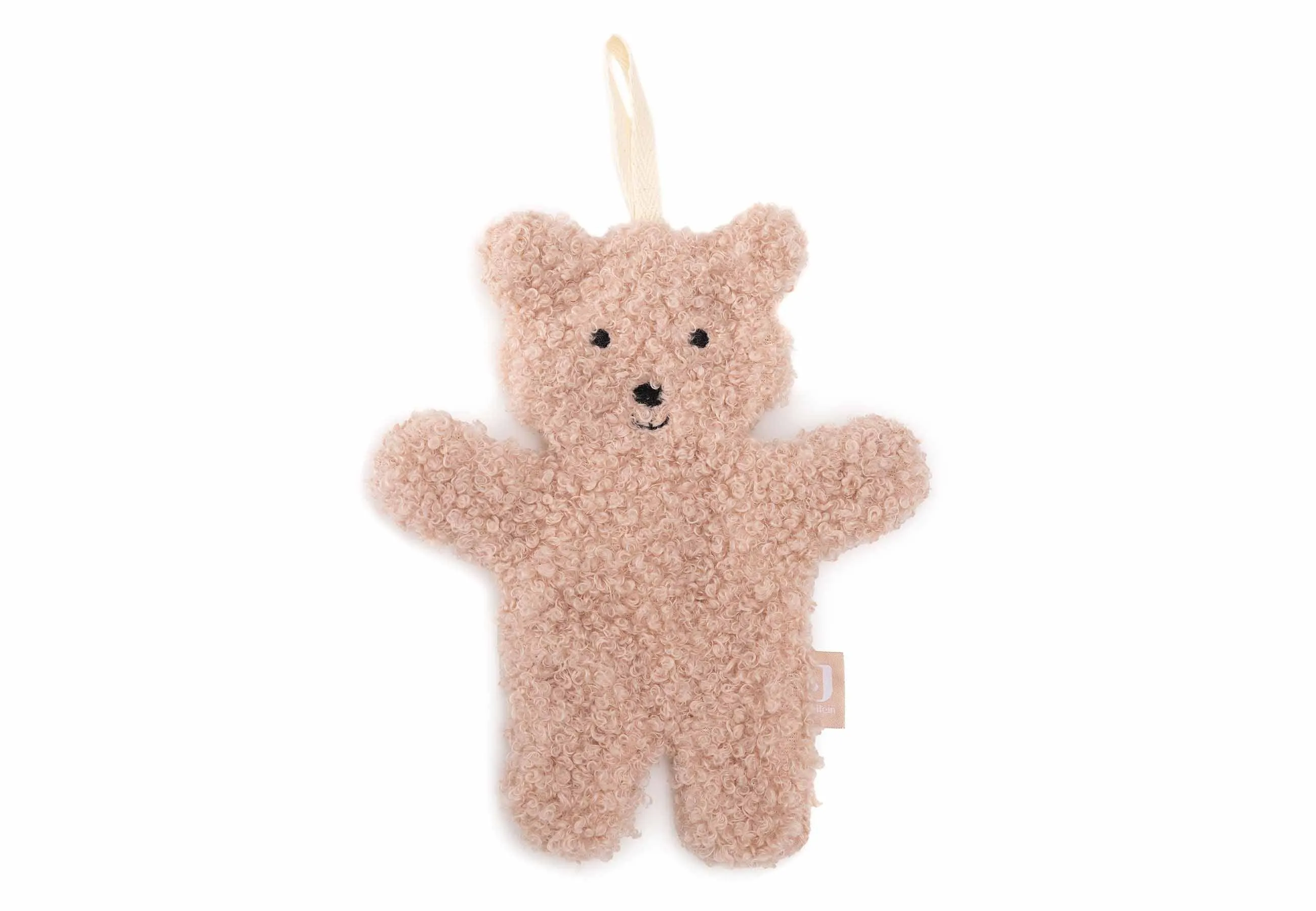 Pacifier Cloth Teddy Bear - Wild Rose