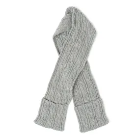 Patons Knit Cabled Scarf With Pockets