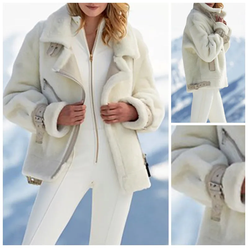 Plush Warm Jacket Women