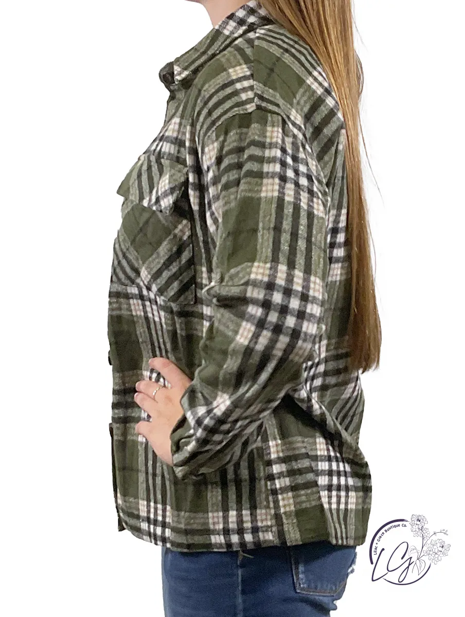 Precious Plaid Shacket