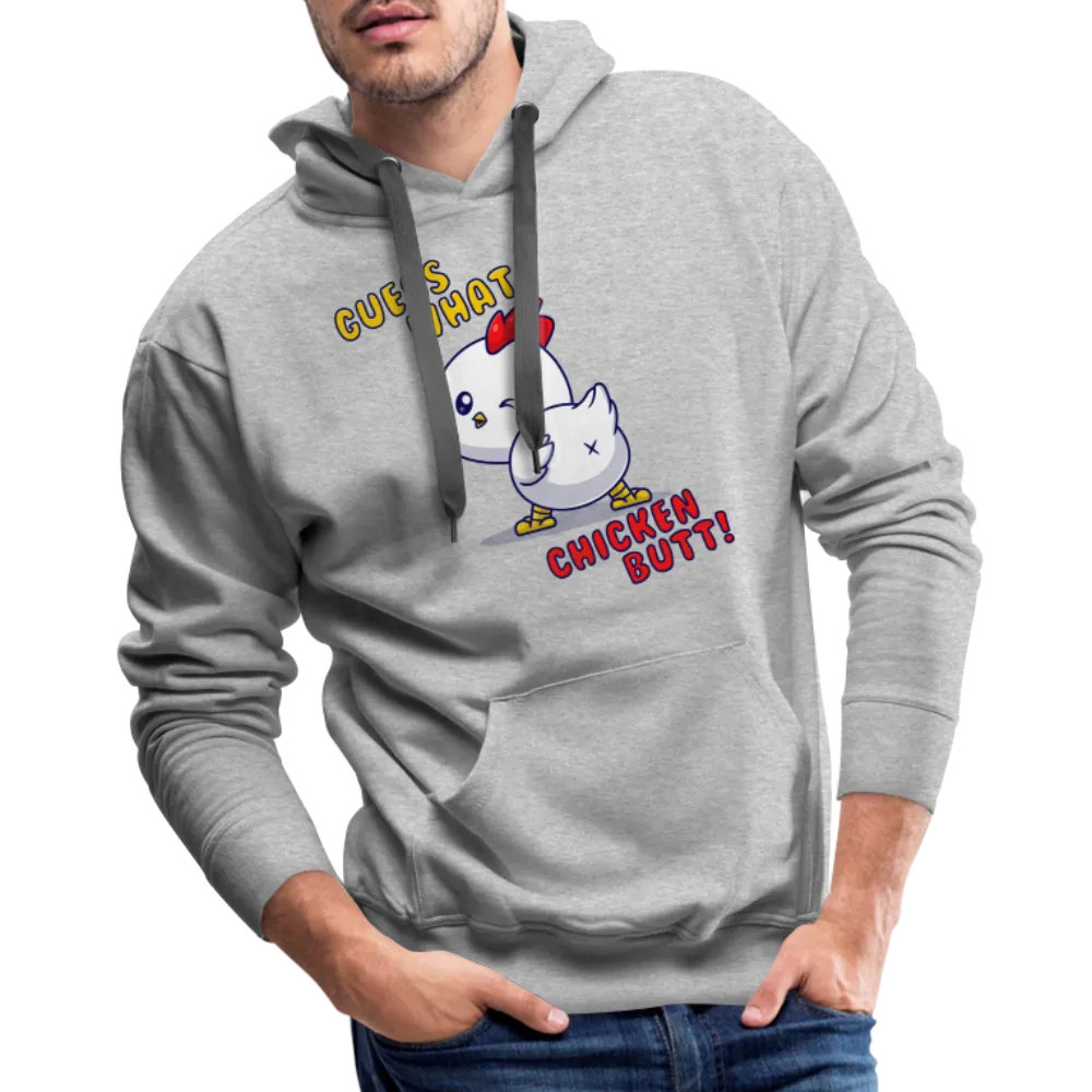 Premium "Guess What? Chicken Butt!" Hoodie - Funny Graphic Pullover for Men and Women