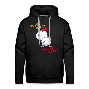 Premium "Guess What? Chicken Butt!" Hoodie - Funny Graphic Pullover for Men and Women