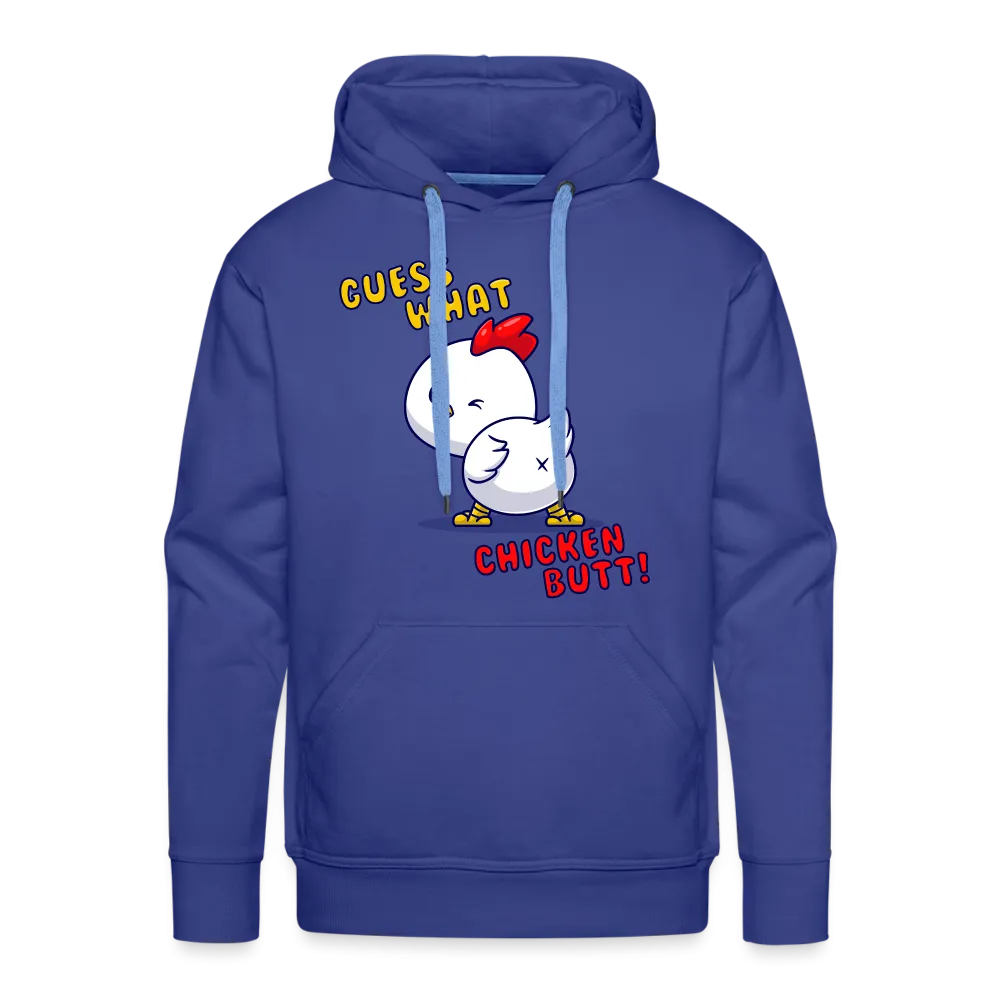 Premium "Guess What? Chicken Butt!" Hoodie - Funny Graphic Pullover for Men and Women