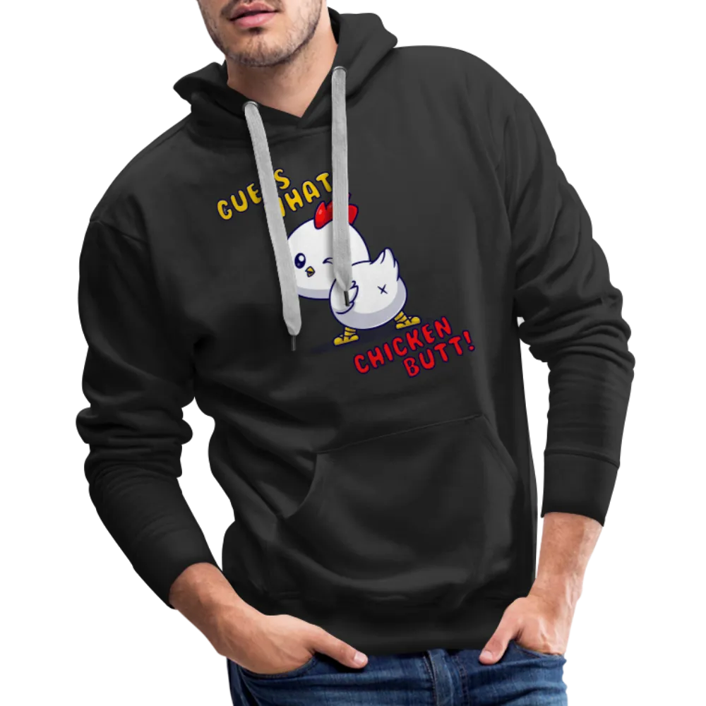 Premium "Guess What? Chicken Butt!" Hoodie - Funny Graphic Pullover for Men and Women