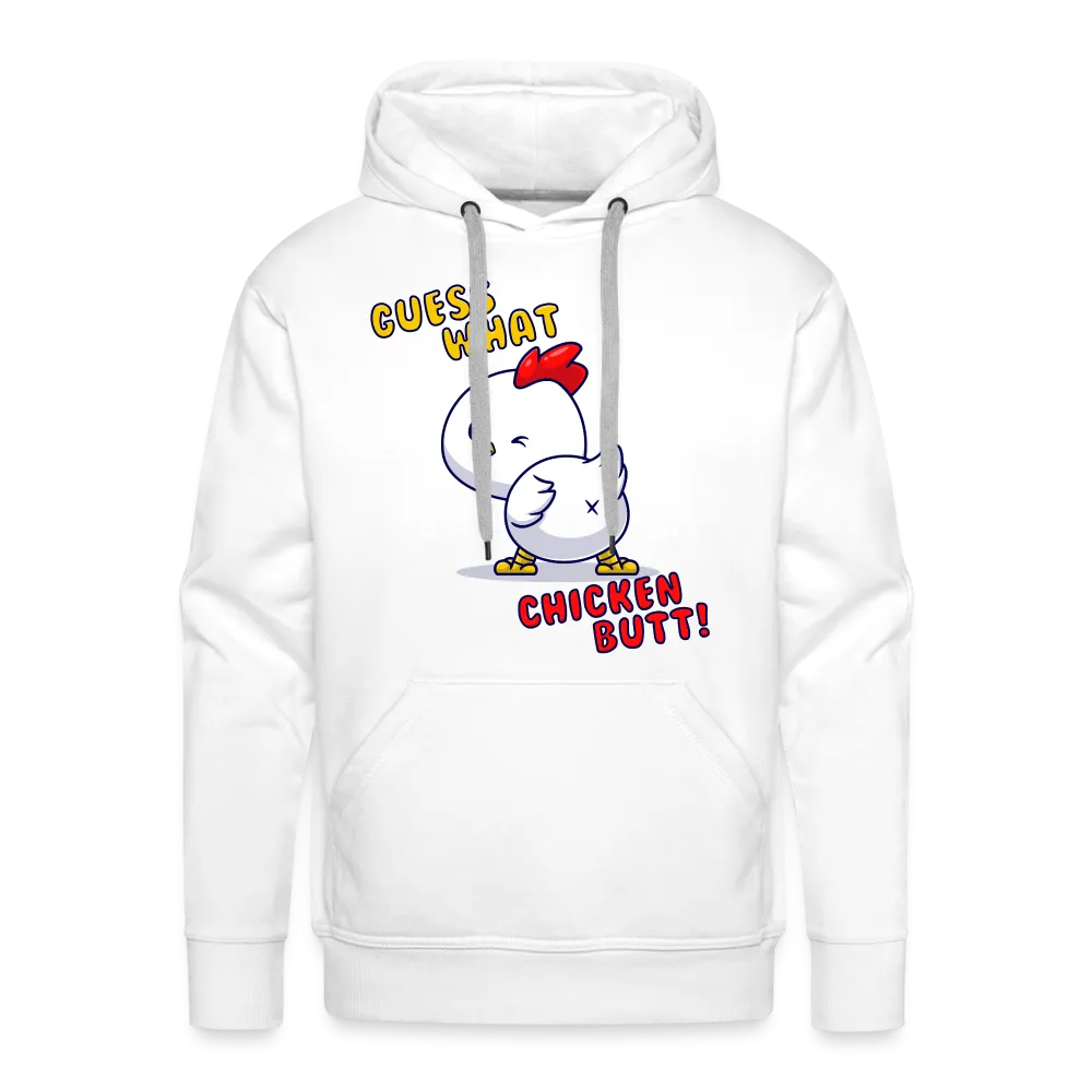 Premium "Guess What? Chicken Butt!" Hoodie - Funny Graphic Pullover for Men and Women