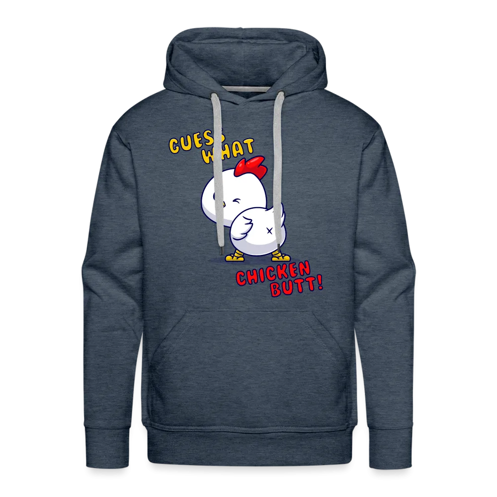 Premium "Guess What? Chicken Butt!" Hoodie - Funny Graphic Pullover for Men and Women