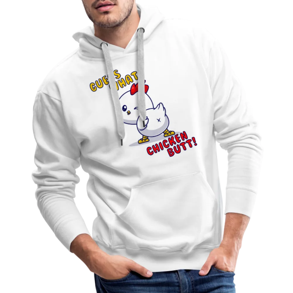 Premium "Guess What? Chicken Butt!" Hoodie - Funny Graphic Pullover for Men and Women