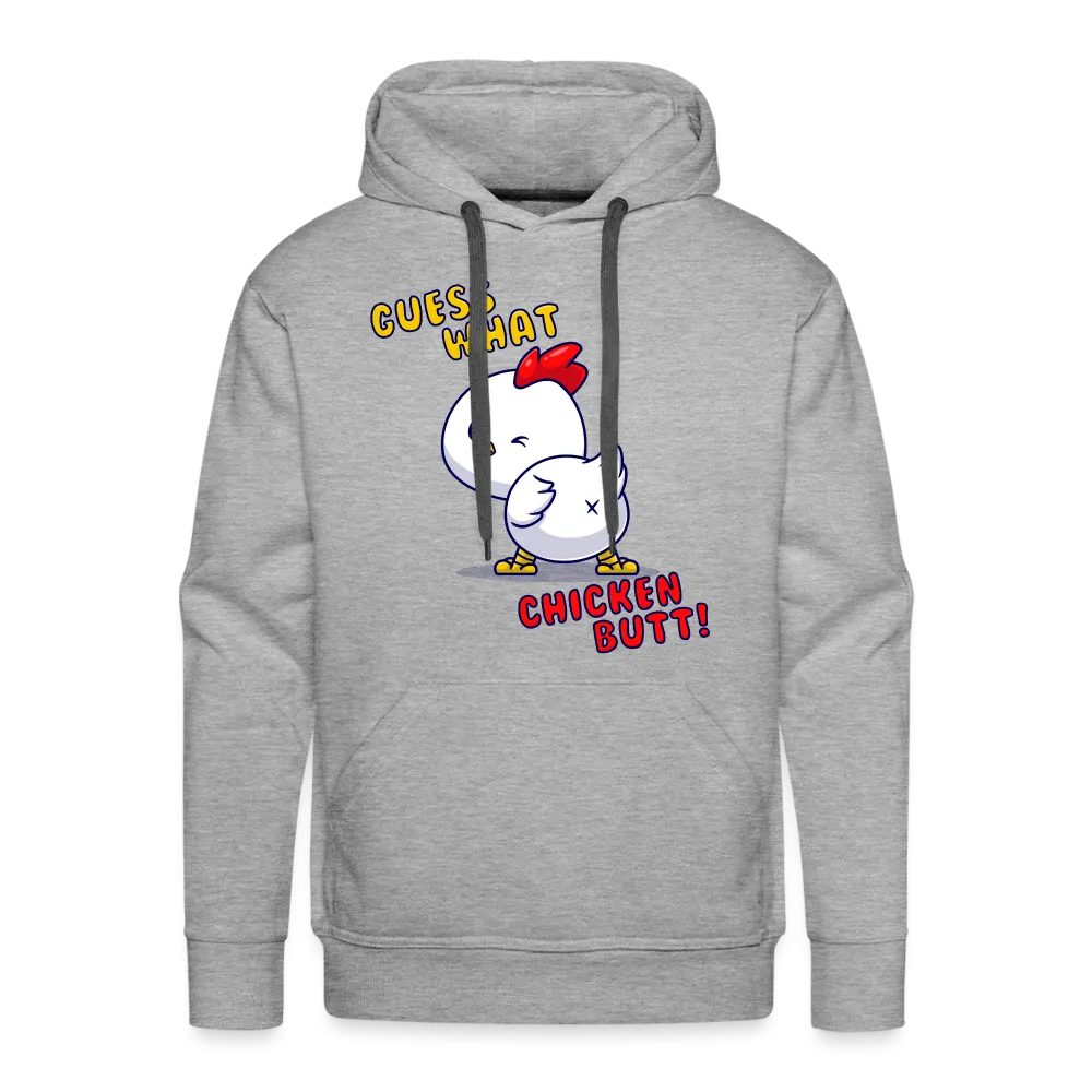 Premium "Guess What? Chicken Butt!" Hoodie - Funny Graphic Pullover for Men and Women