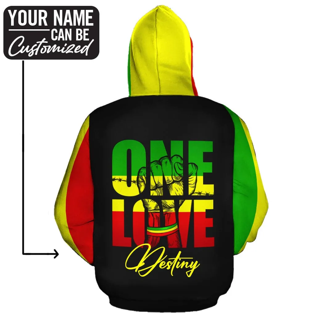 Reggae One Love All-over Hoodie