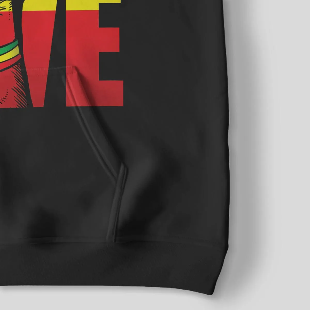 Reggae One Love All-over Hoodie