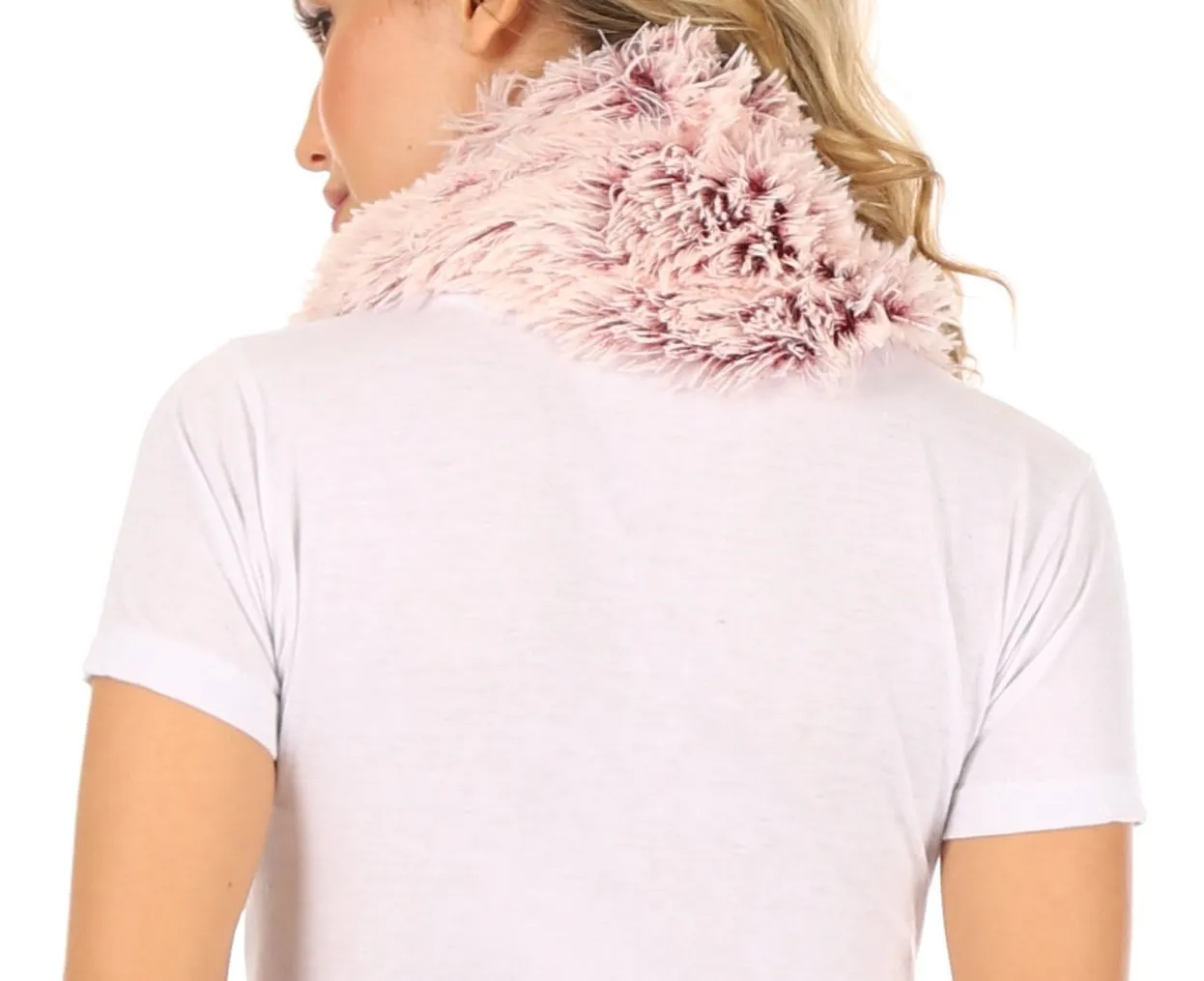 Sakkas Abhy Soft Fall Winter Furry Infinity Wrap Scarf