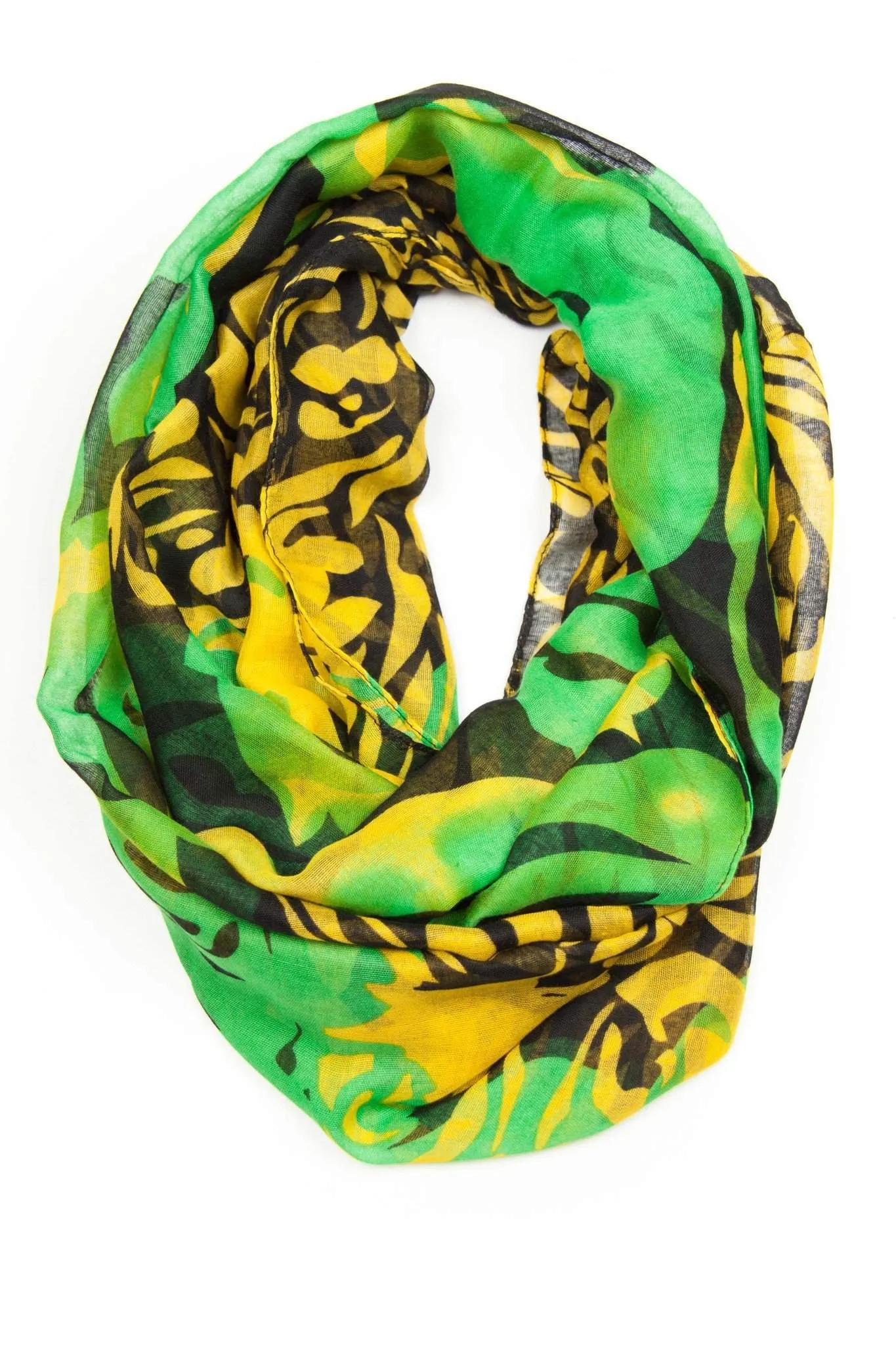 Scarf / Kiwi Green Banana Yellow / Unisex