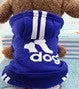 Small Four Leg Puppy Dog Coat jumpsuit,Pet Cotton Sportswear Costume Adidog Clothes For Dog Jumpsuit Sweater For Teddy Chihuahua