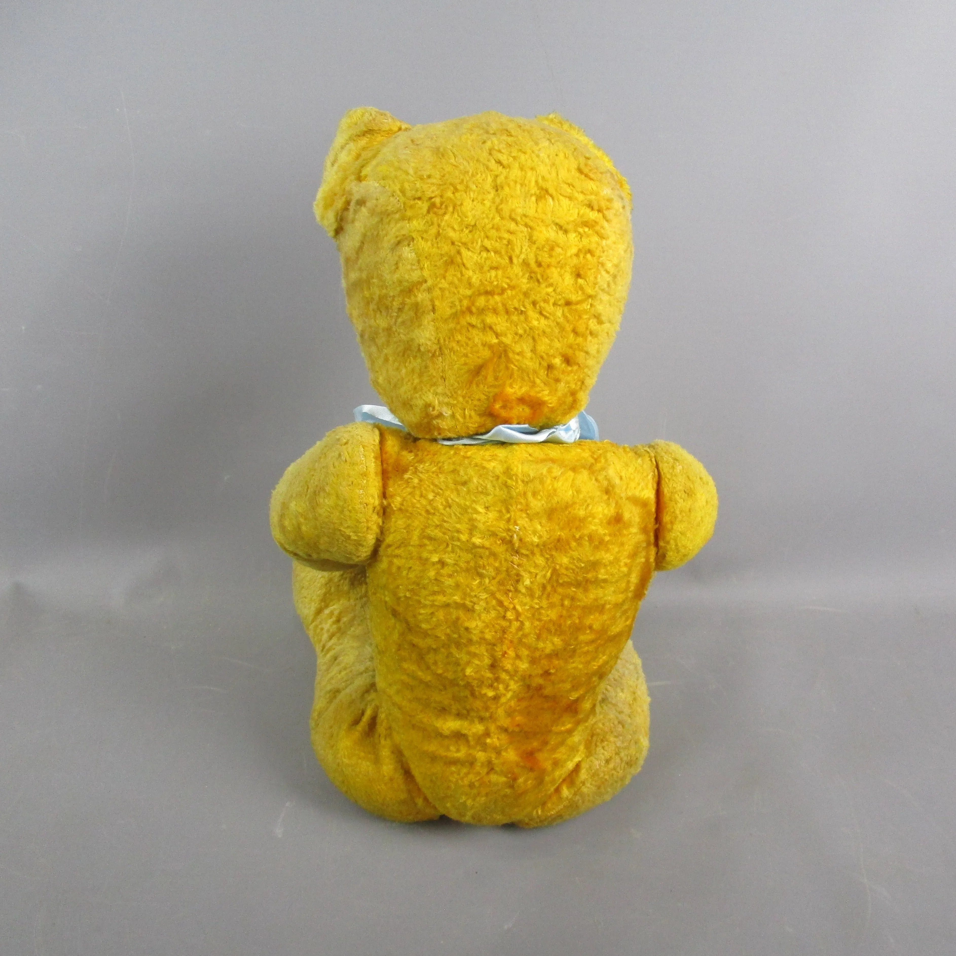 Small Jointed Teddy Bear Plush Vintage c1950