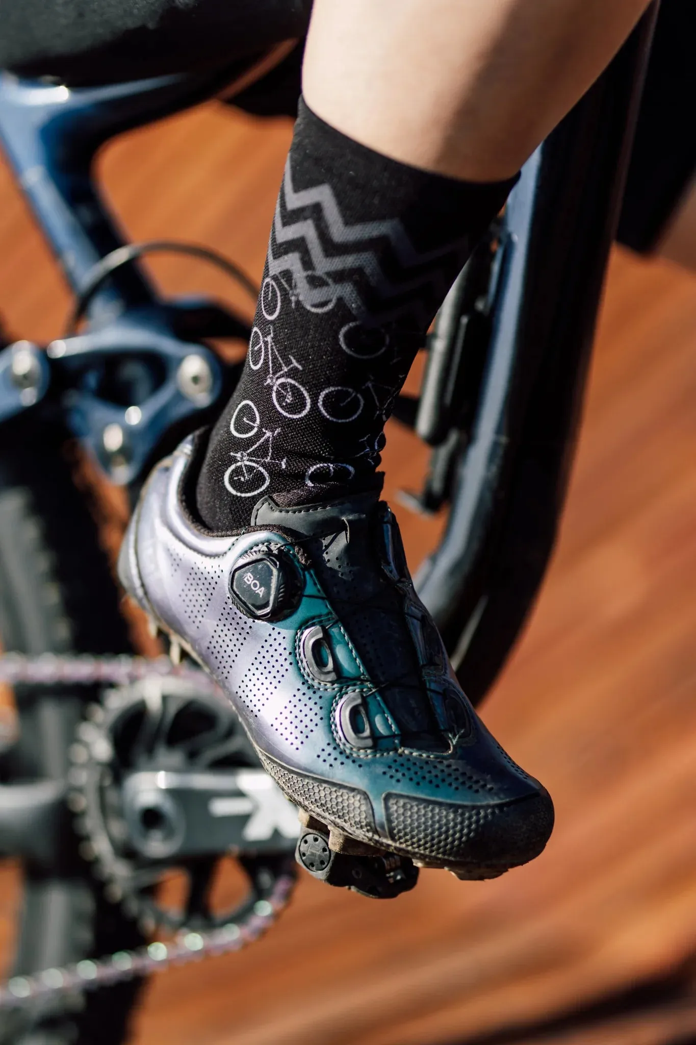 Sox Bikes Crew Length Socks