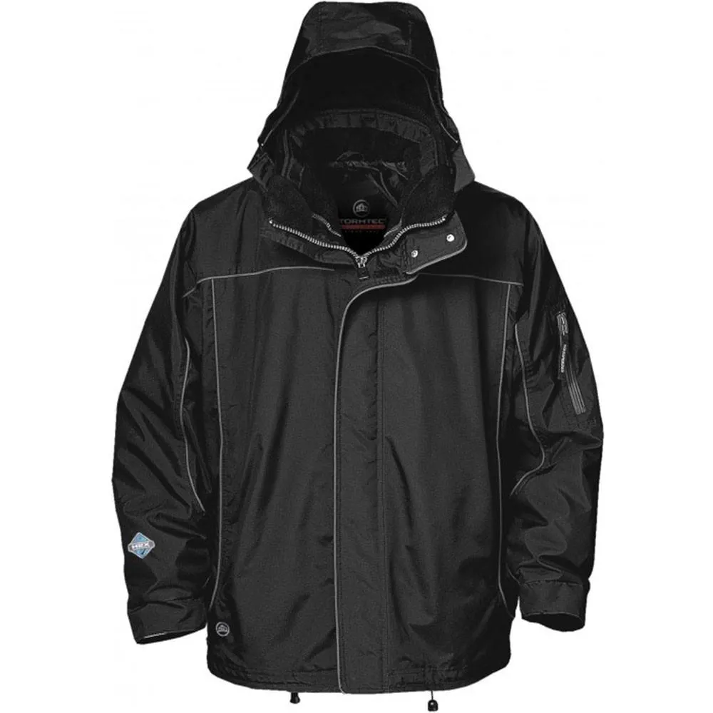 Stormtech Men's Black/Granite Nova 3-In-1 System Jacket