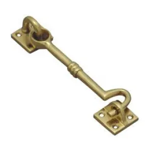 Superior Brass Cabin Hook & Eye PB 200mm