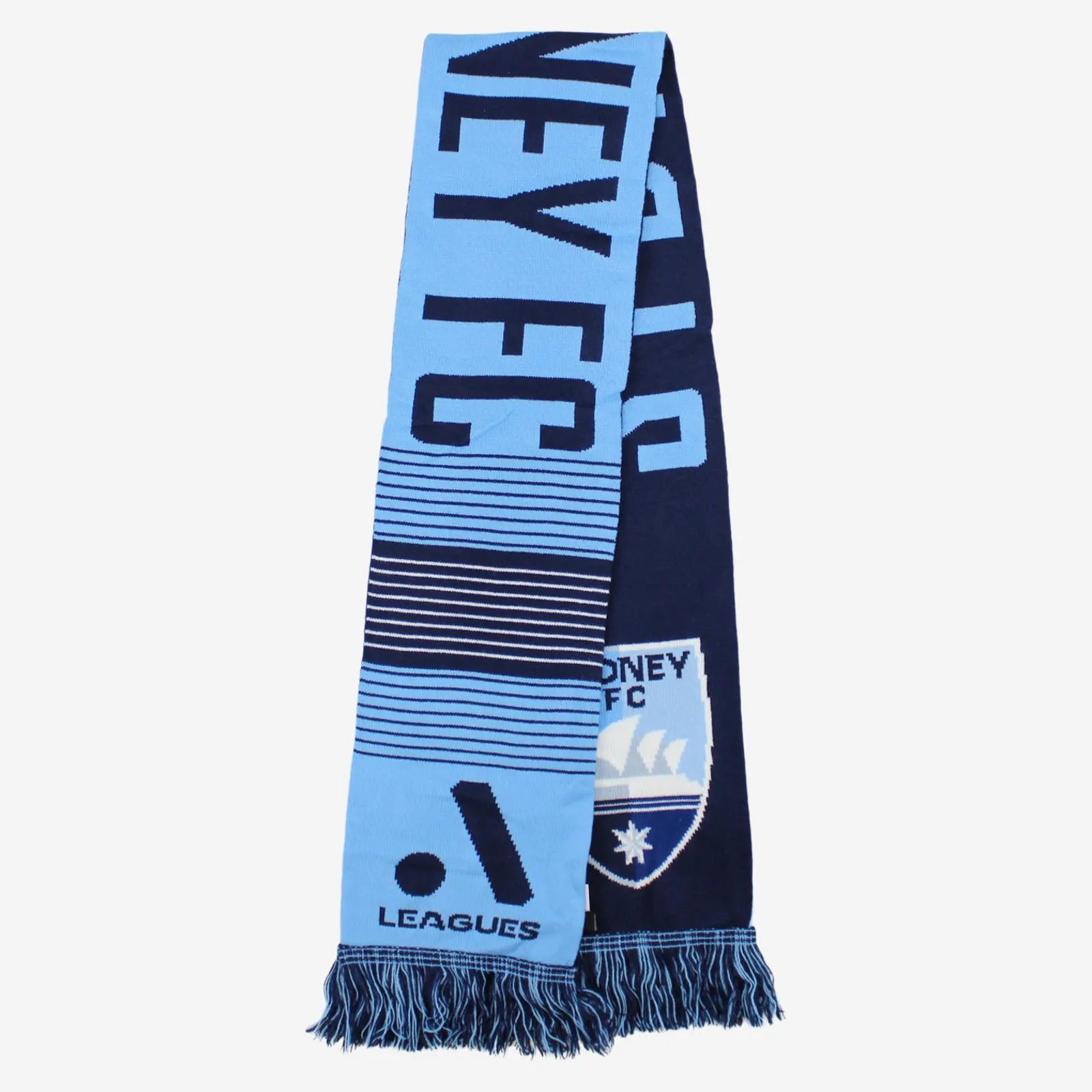 Sydney FC Adult's Linebreak Jacquard Scarf A-League Soccer Football