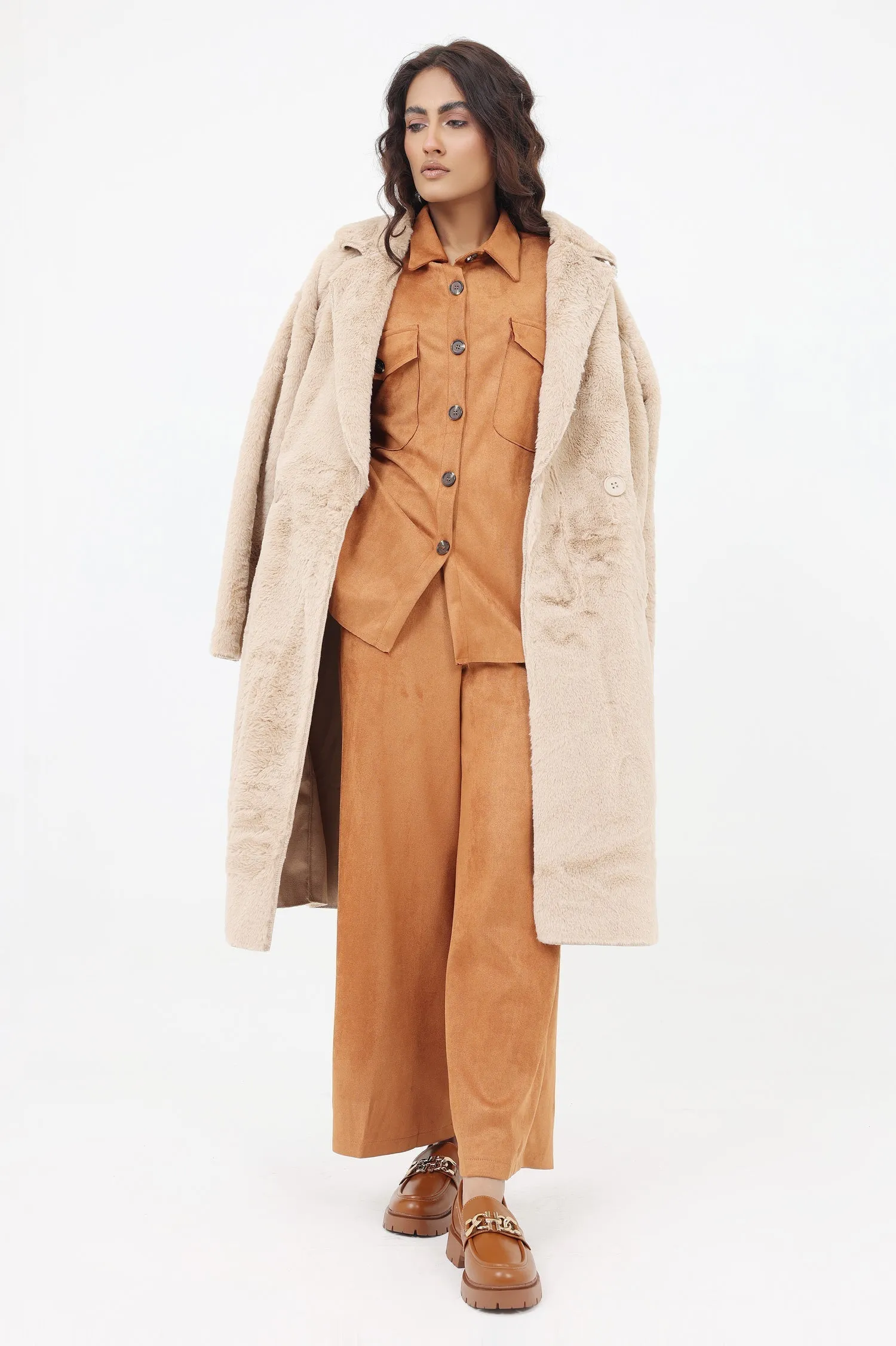 TEDDY COAT-BEIGE