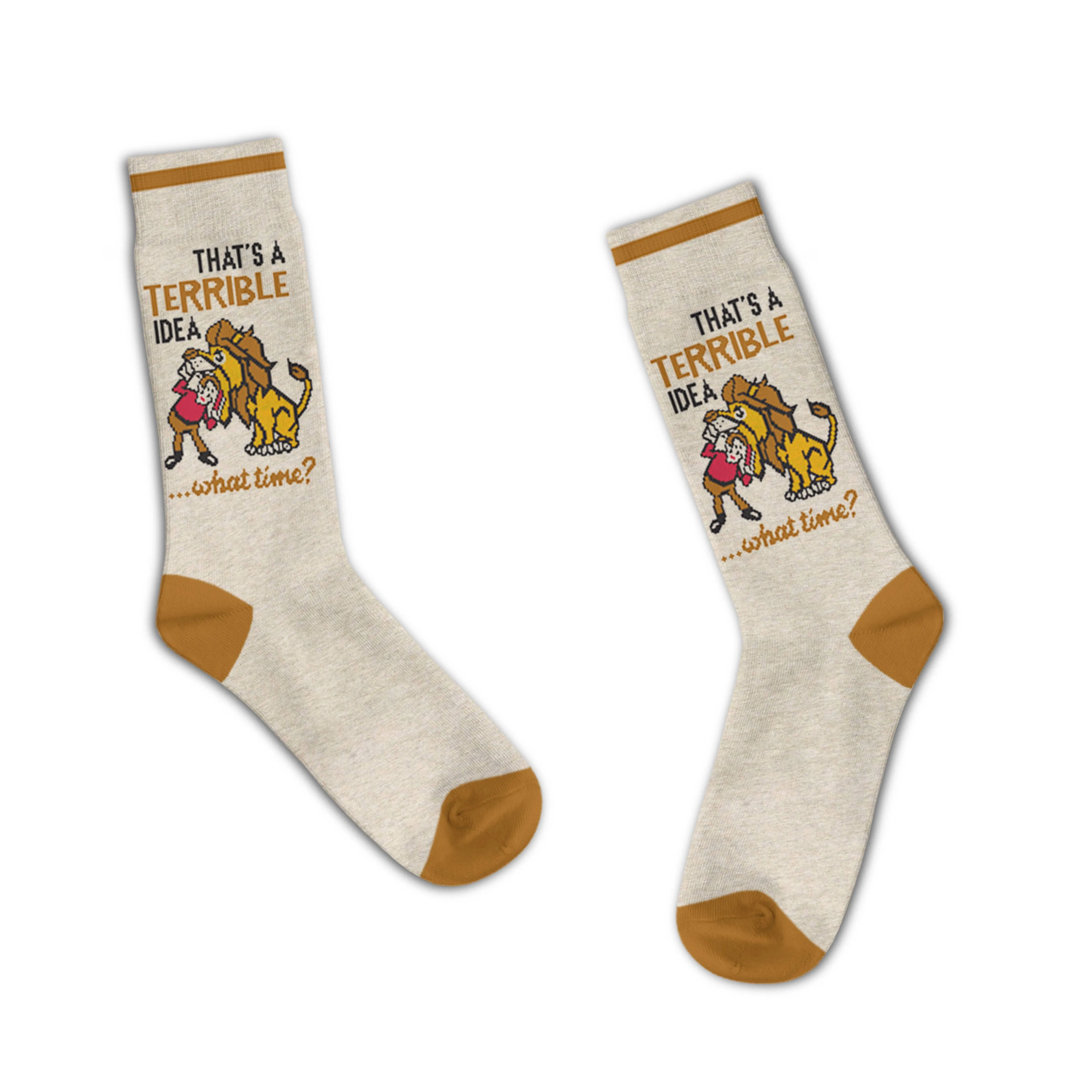 That's A Terrible Idea, What Time? Funatic Socks