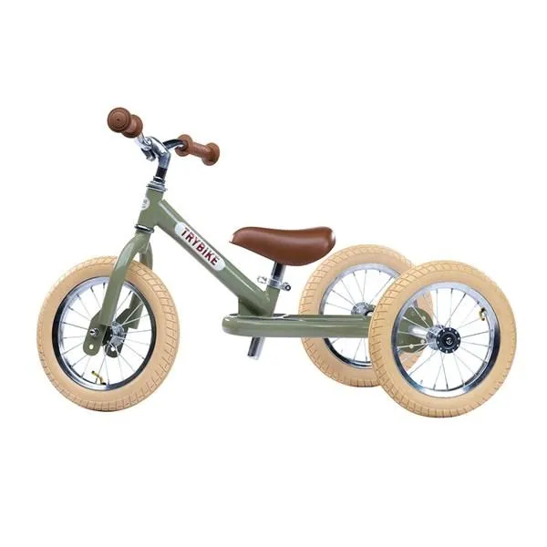 Trybike 2-in-1 Trike & Balance Bike - Green