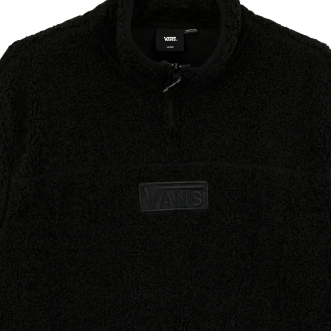 Vans Boxed Sherpa Quarter Zip Fleece - Black