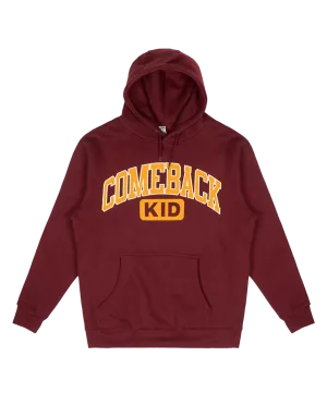 Varsity Pullover Hoodie (Burgundy)