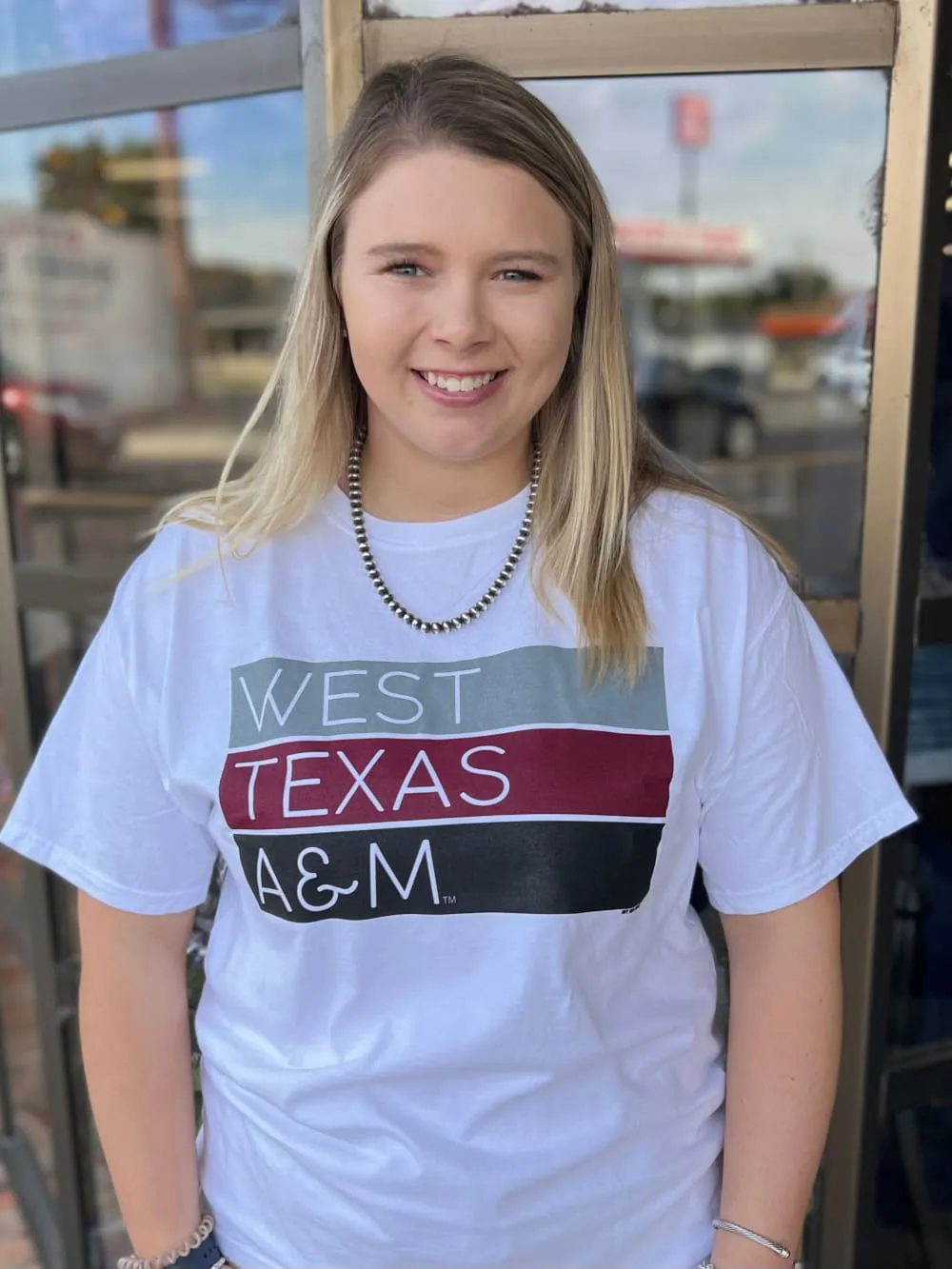 West Texas A&M Block Tee