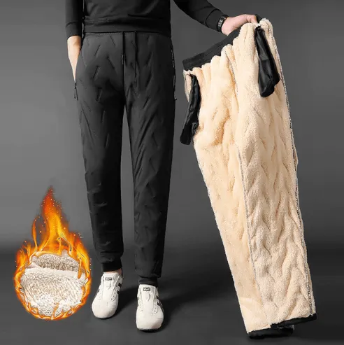 Winter Mens Lambswool Sweatpants