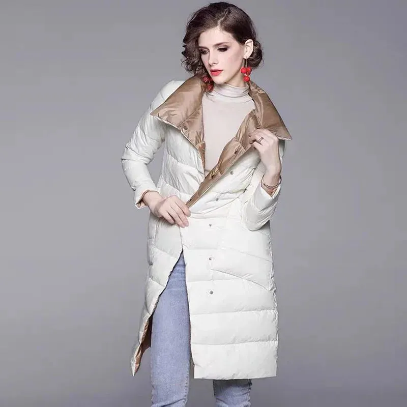 Women's Jacket Coats Turtleneck Long