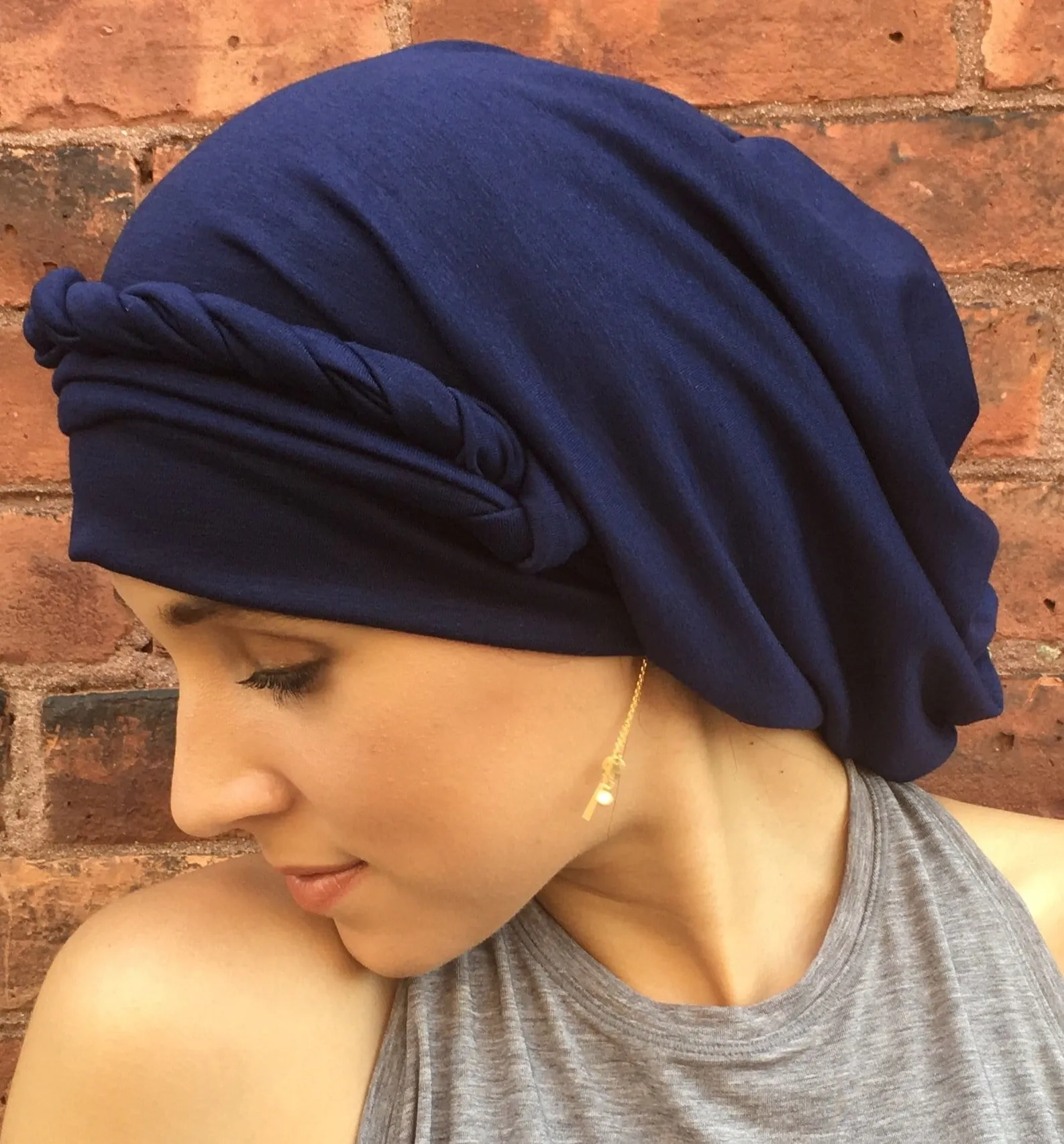 Wrap Around Head Scarf Hijab Boho Chic For Women in 4 colors