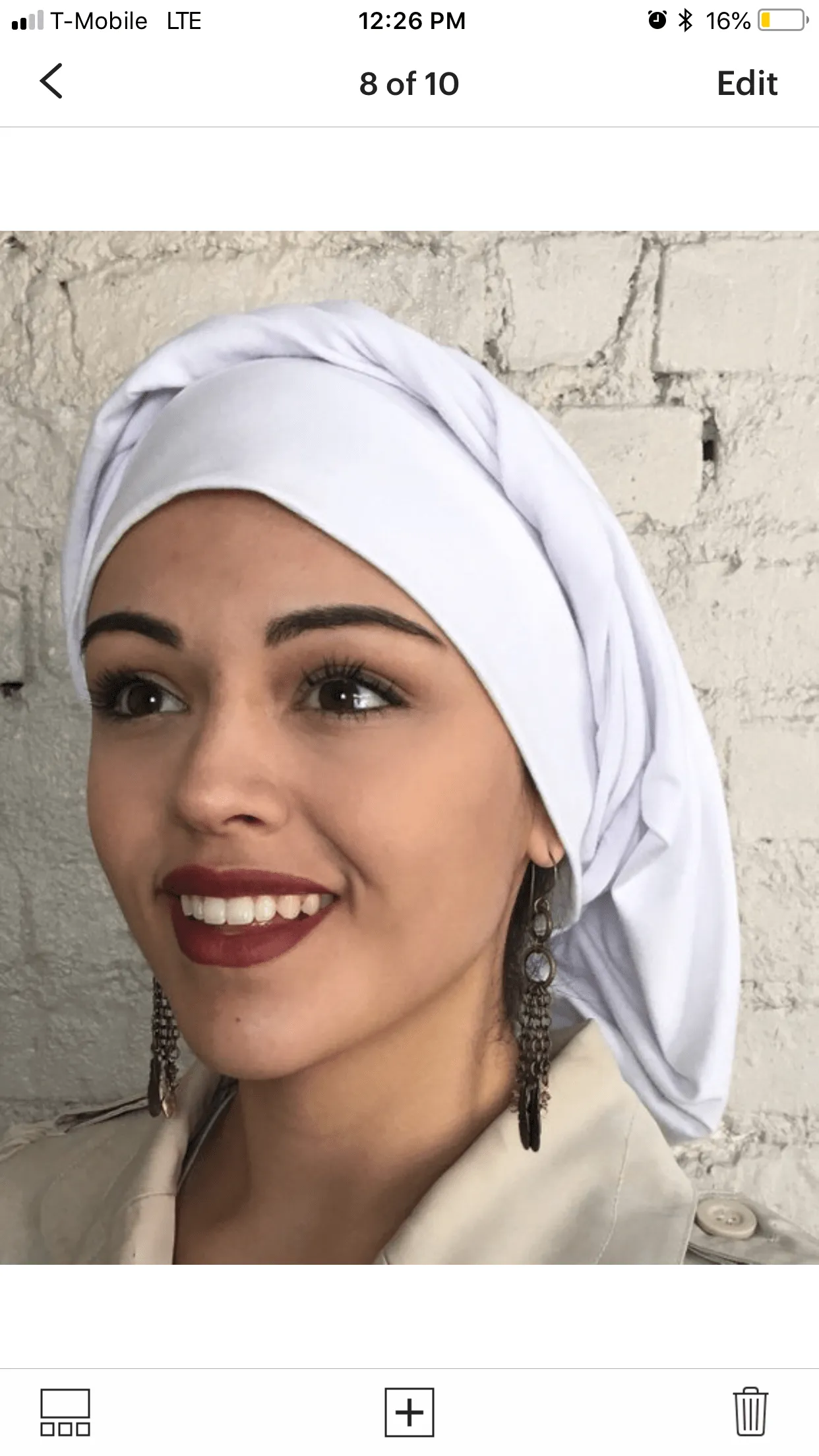 Wrap Around Head Scarf Hijab Boho Chic For Women in 4 colors